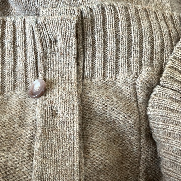 VTG 100% Shetland Wool Cardigan L - Picture 5 of 5